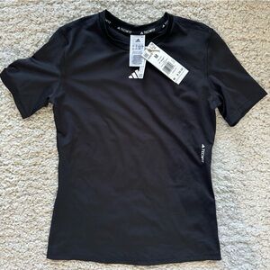 Black Adidas Training Short Sleeve. Size Medium.